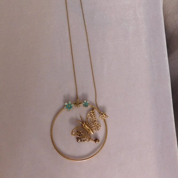 Ladies Pilgrim Butterfly Necklace - Picture 4 of 4